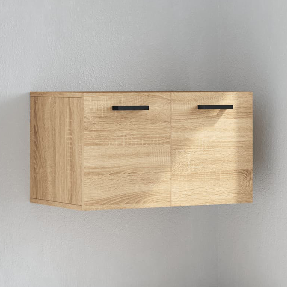 vidaXL 2 Door Sonoma Oak Wall Cabinet Image 1