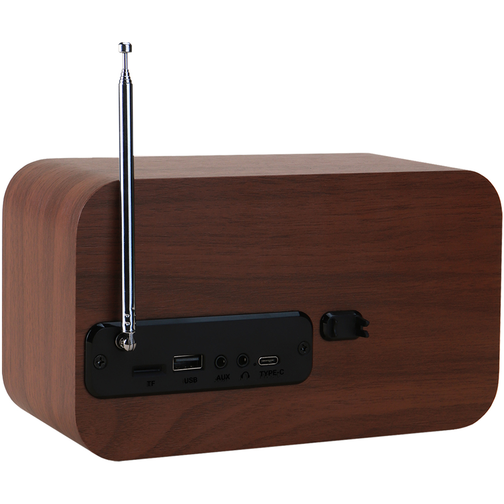 August MB450 Retro DAB DAB+ FM Radio Bluetooth Speaker with Dual Alarm Clock Image 3
