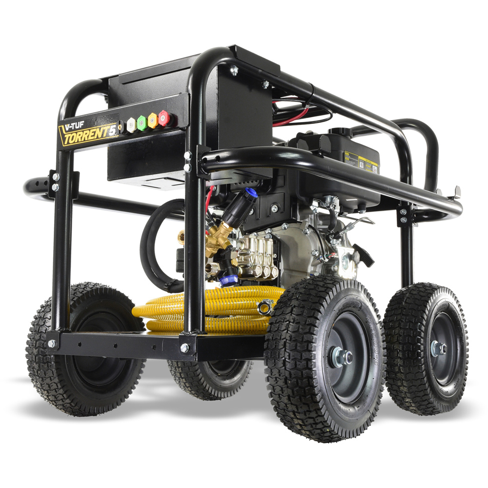 V-TUF TORRENT 5 10HP Industrial Electric Key Start Diesel Pressure Washer 200Bar Image 1