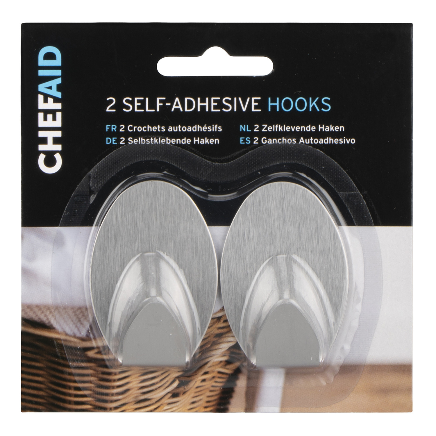 Self Stick Oval Hooks Image