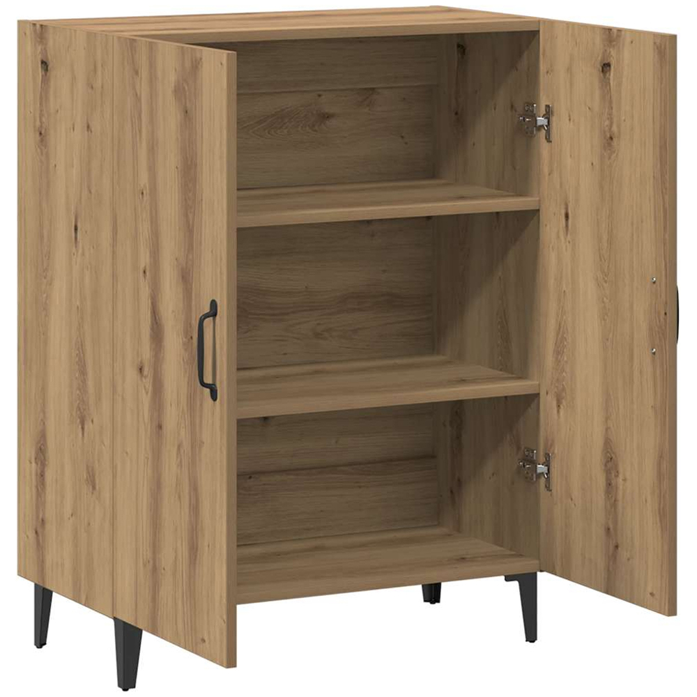 vidaXL 2 Door Artisan Oak Sideboard Image 4