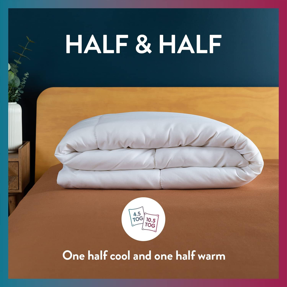 Slumberdown Double White Dual Tog Made for You Two Duvet Image 2