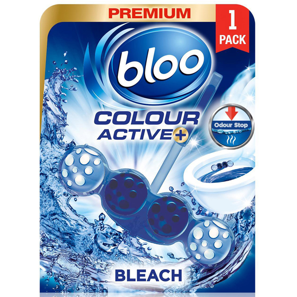 Bloo Colour Active Fresh Flower and Bleach Toilet Rim Block 50g 6 Pack Image 2