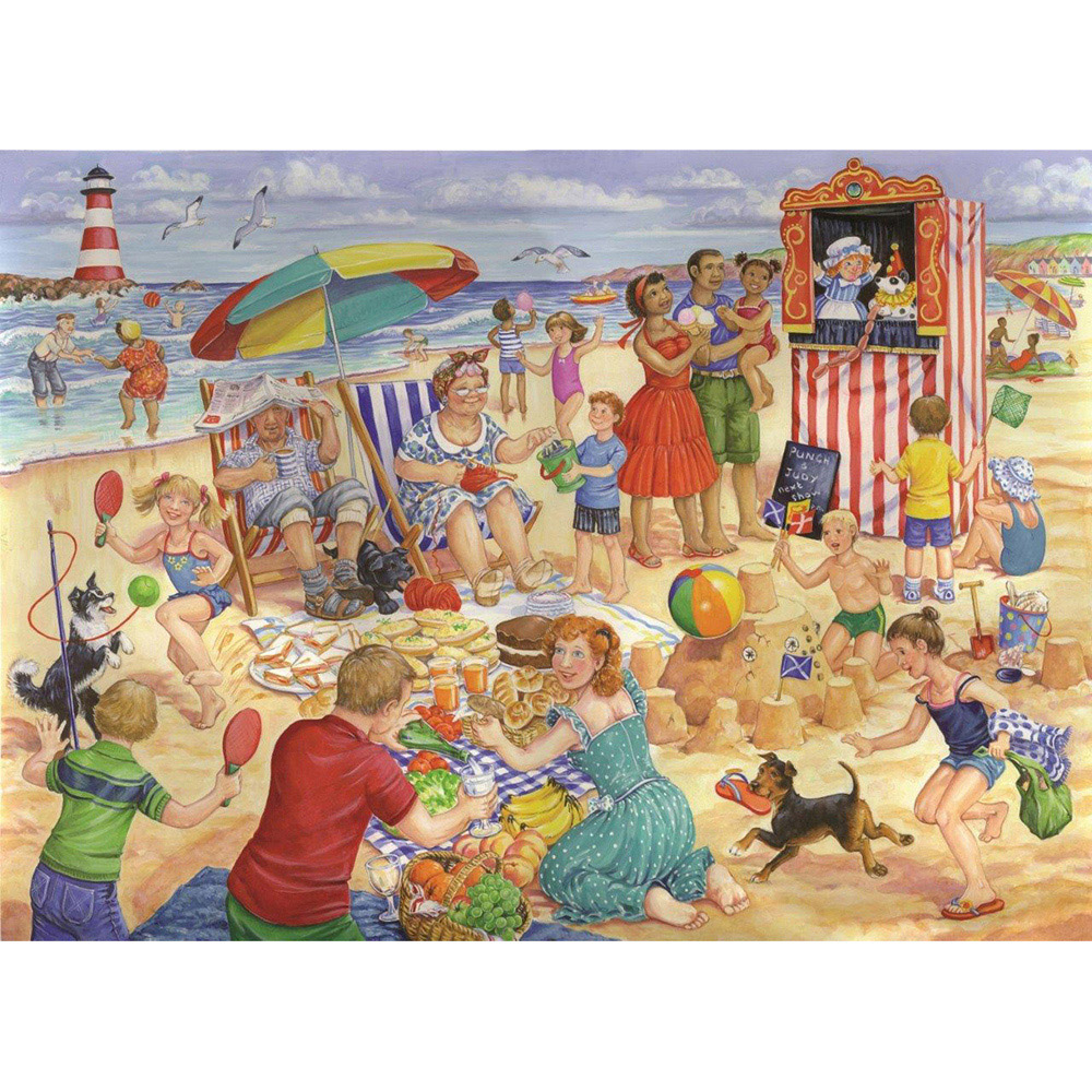 The House of Puzzles Trip To The Seaside 250 Piece Jigsaw Puzzle Image