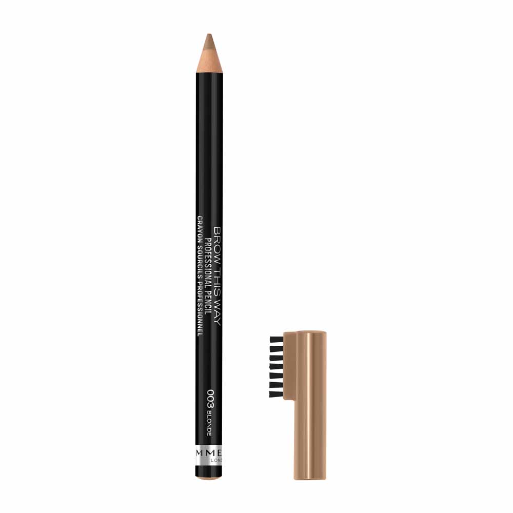 Rimmel Brow This Way Professional Brow Pencil 003 Blonde Image 1