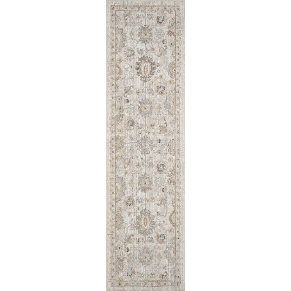 Desire Rugs Maia Beige Lagoon Floral Non Slip Rug 60 x 220cm Image 1