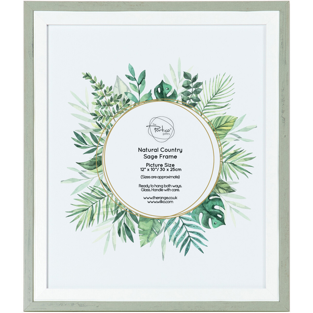 Natural Country Sage Frame - Grey / 12x10in Image 1