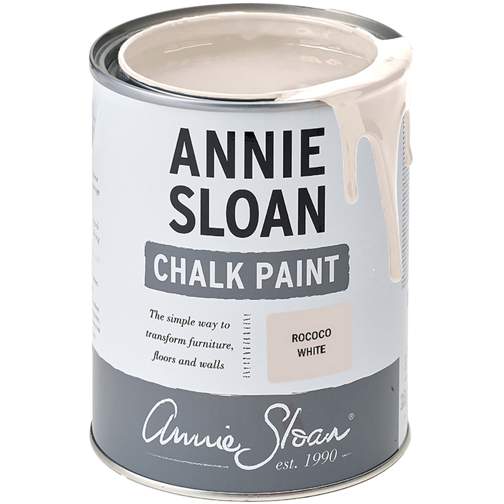 Annie Sloan Rococo White Matt Chalk Paint 1L Image 2