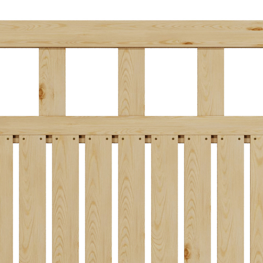 Outdoor Minimalist Nature Wooden Straight-Corner Garden Fence Door, 120 x 90 x 2.5cm Image 6