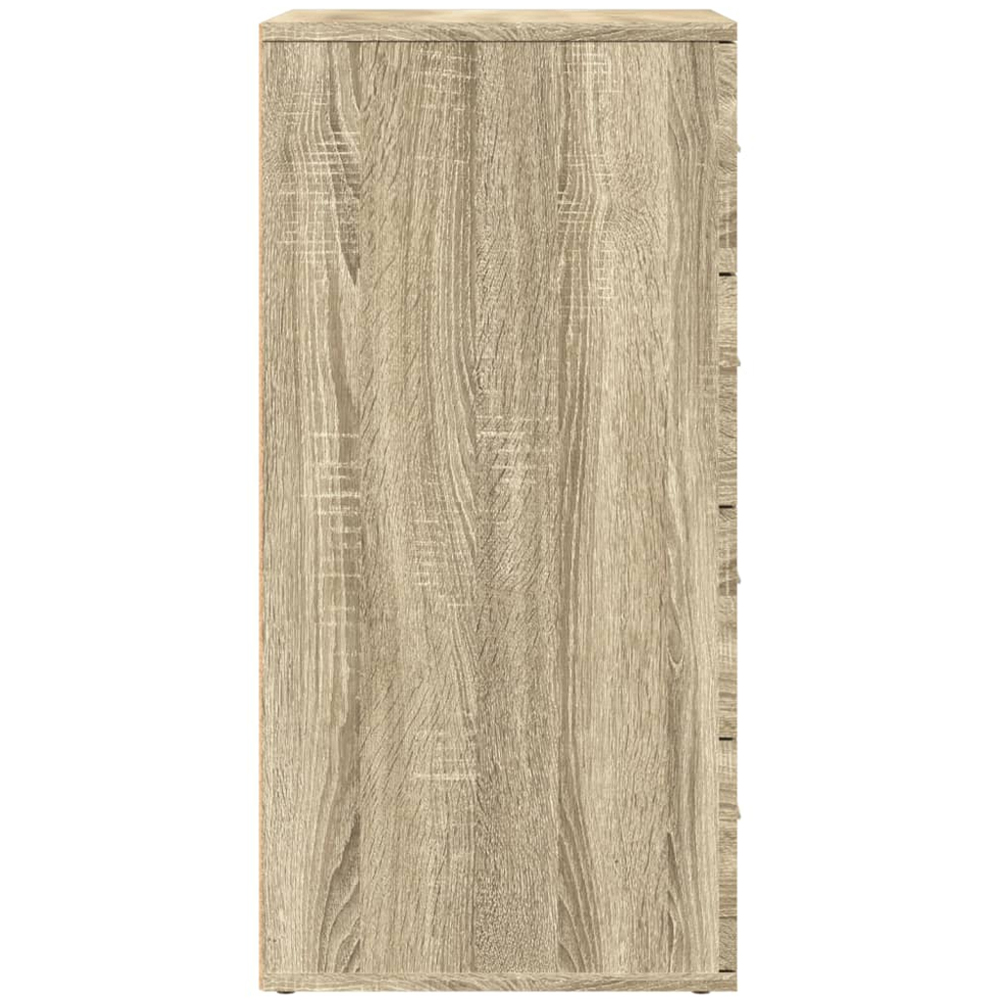 vidaXL 4 Drawer Sonoma Oak Sideboard Image 6