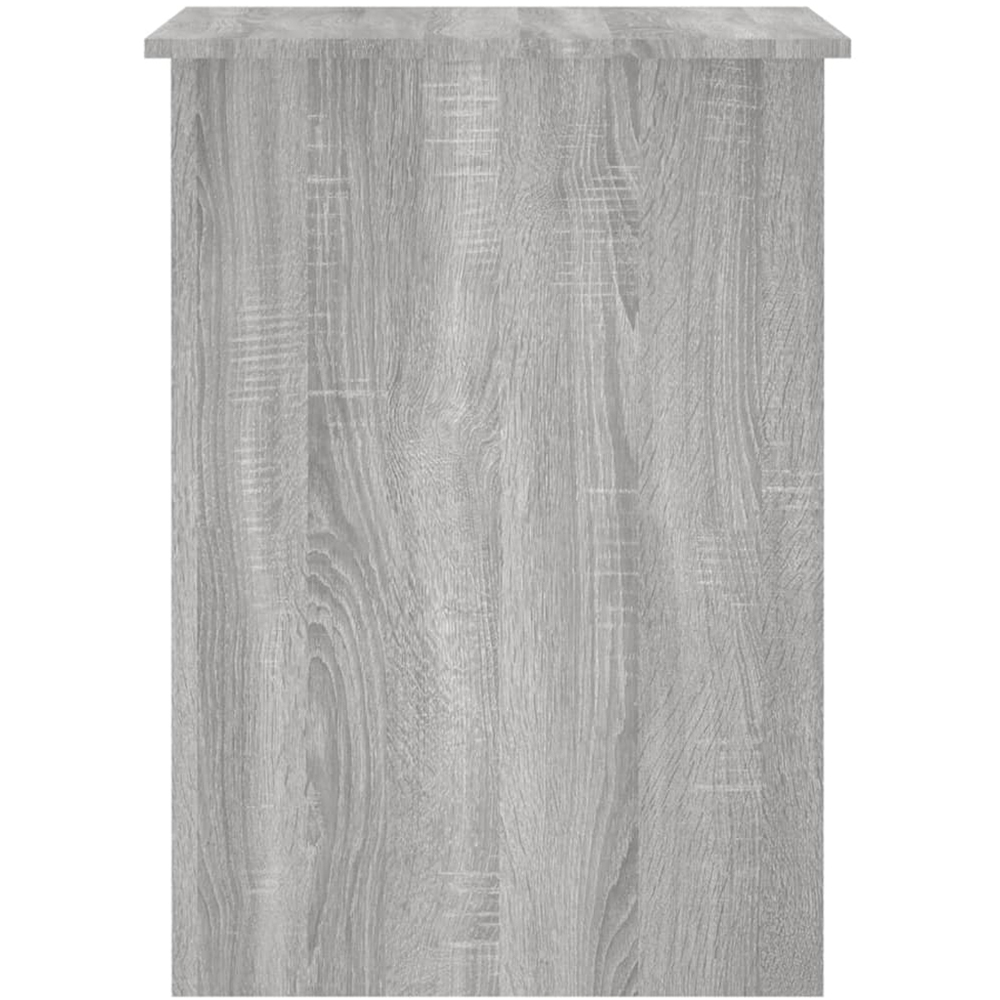 vidaXL 2 Shelf Computer Desk Grey Image 5