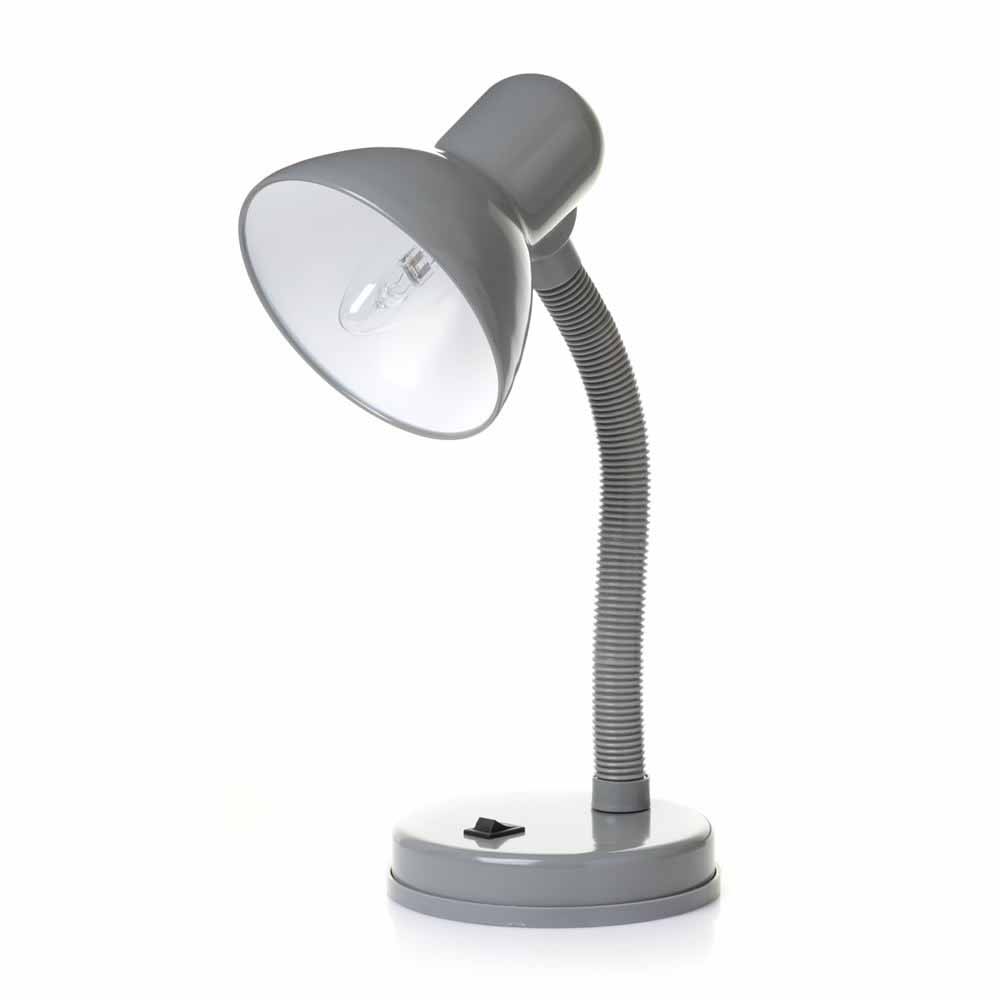 Wilko Grey Desk Lamp Image 1