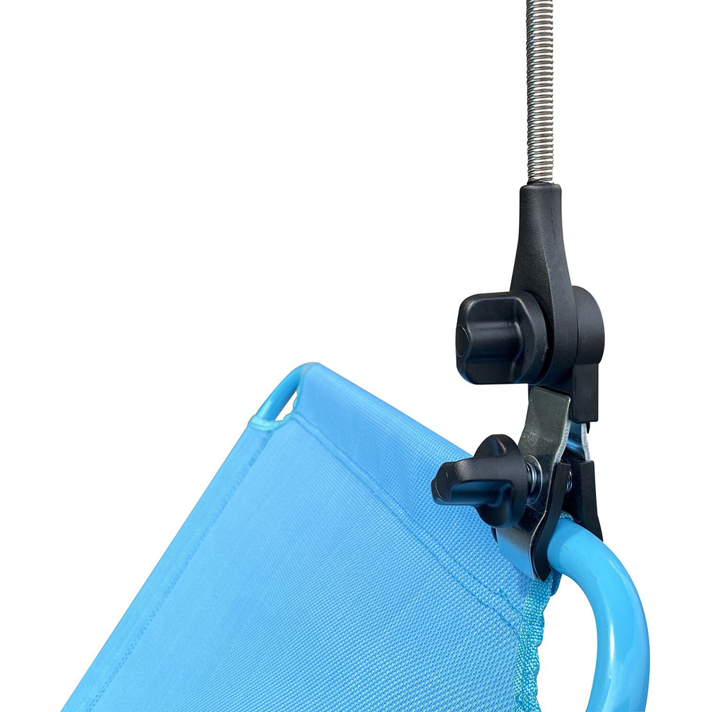 Outdoor Essentials Blue Universal Parasol with Clamp 1m Image 8