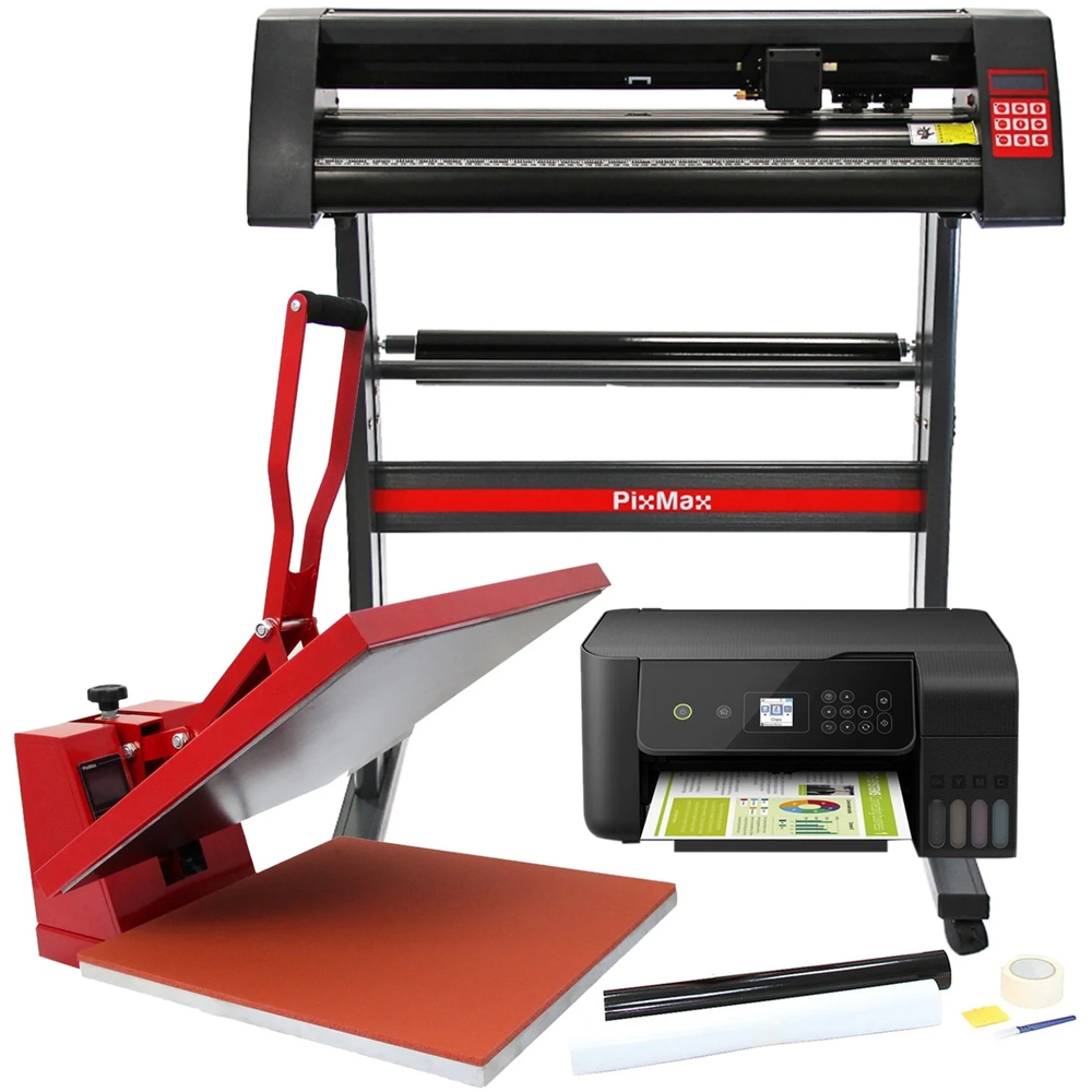PixMax Clam Heat Press 50cm Vinyl Cutter 720mm and Printer with Weeding Pack Image 5