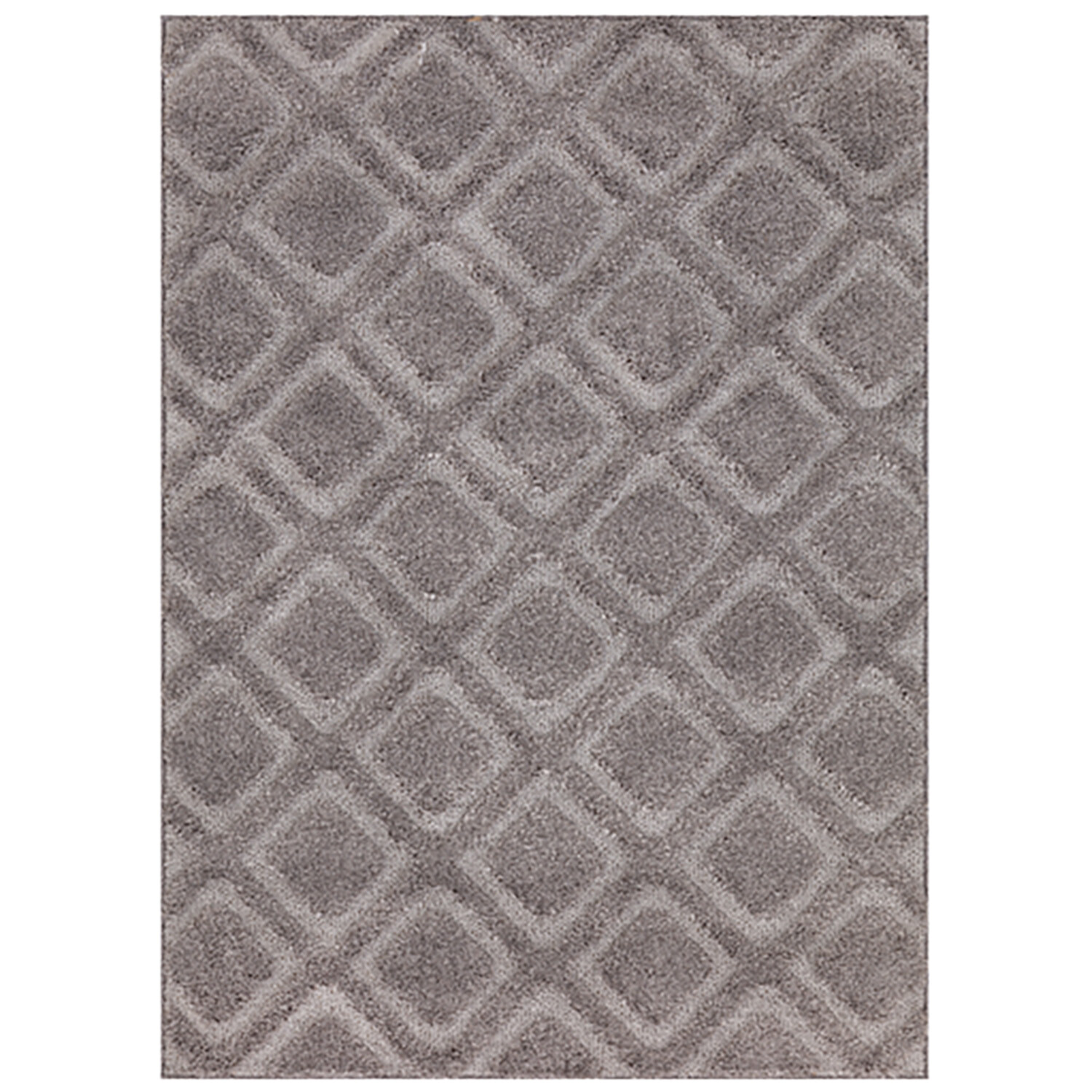Astrid Diamond Rug - Grey / 100cm Image 1