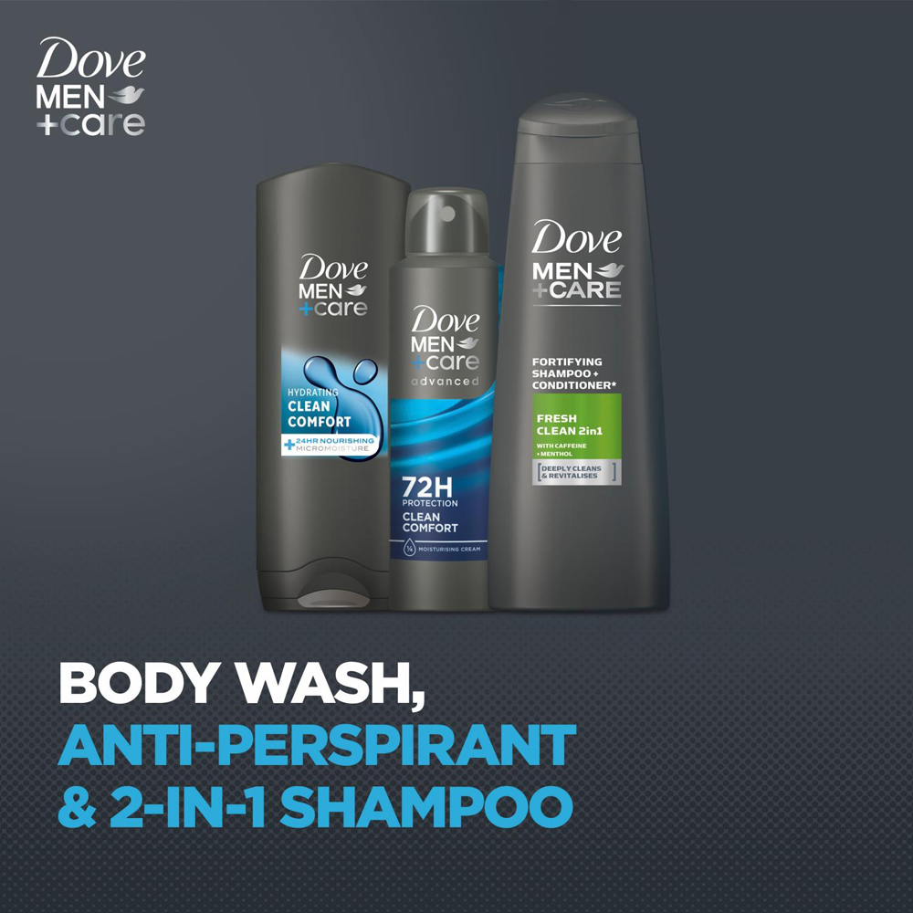 Dove Men+Care Cleanse+Care Washbag Collection 3 Piece Gift Set Image 4