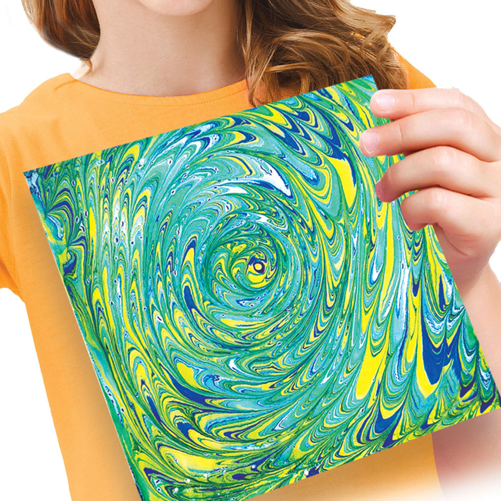 Small World Toys Make Your Own Marbling Art Studio Kit Image 3