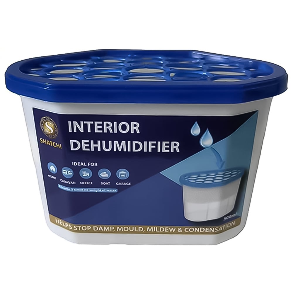 Shatchi 40 Pack 500ml Moisture Absorber Interior Dehumidifier Tub Image 1