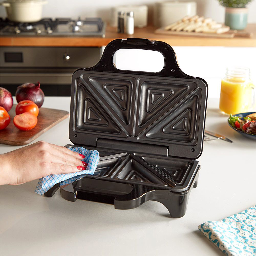 VonHaus VonShef 2-Slice Deep Fill Compact Sandwich Maker Image 5