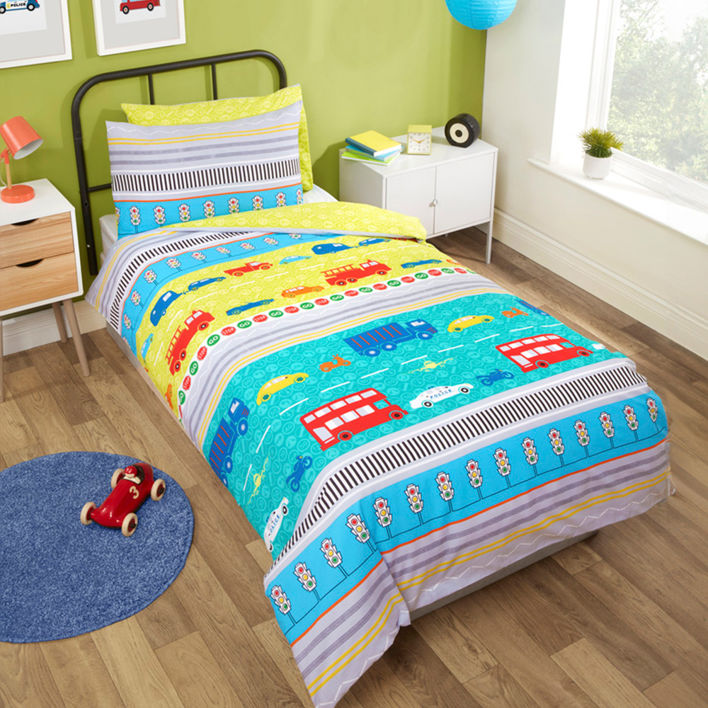 Rapport Home Toddler Multicolour Transport Duvet Set Image 1