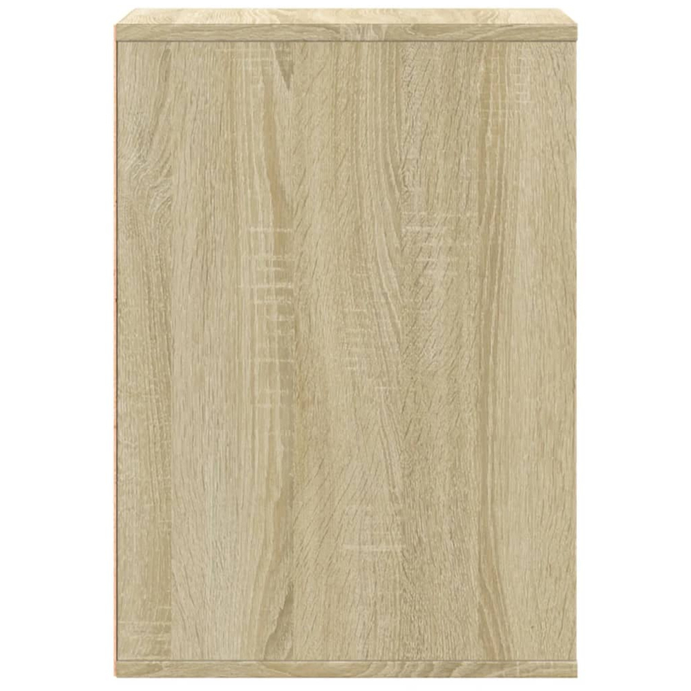 vidaXL 3 Drawer Sonoma Oak Wooden Chest of Drawers Image 5