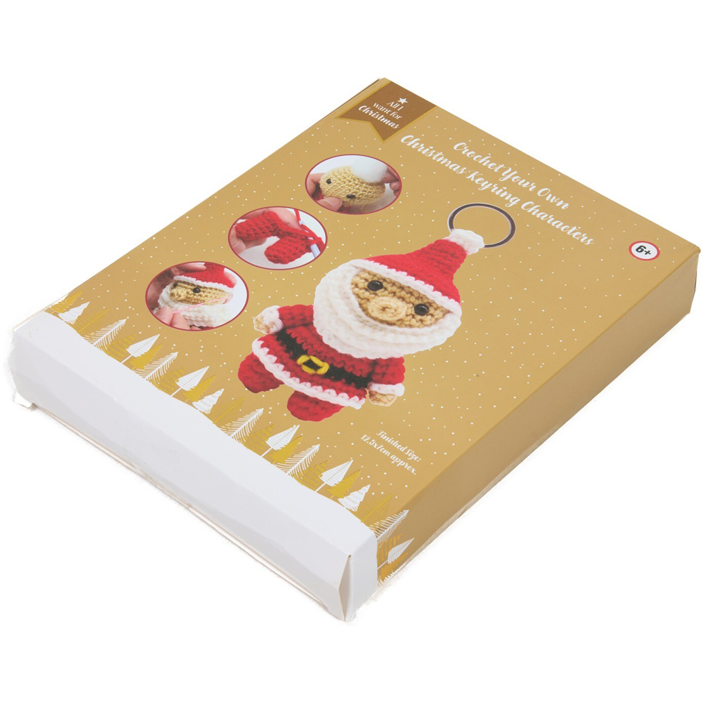 Crochet Your Own Christmas Keyring Characters Kit Image 4