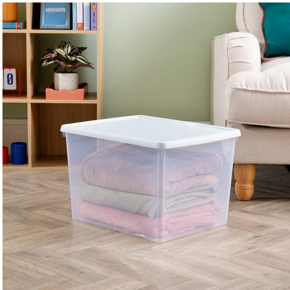 Wham Rectangular Storage Box Ice Blue Image 2
