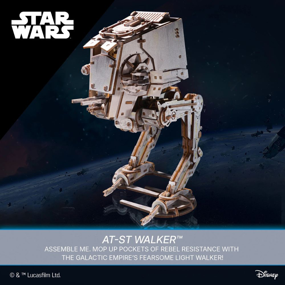 Ugears Star Wars AT-ST Walker Mechanical Model Image 6