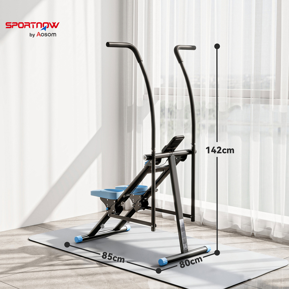 SPORTNOW Vertical Stair Stepper Exercise Machine with LCD Monitor Image 9
