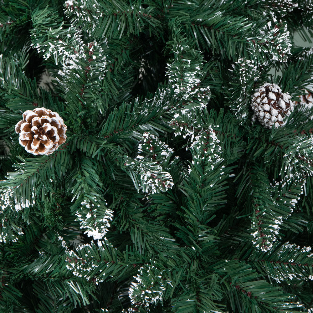 Samuel Alexander Rocky Mountain Pine Artificial Christmas Tree with 526 Snow Tipped Branches 5ft Image 4