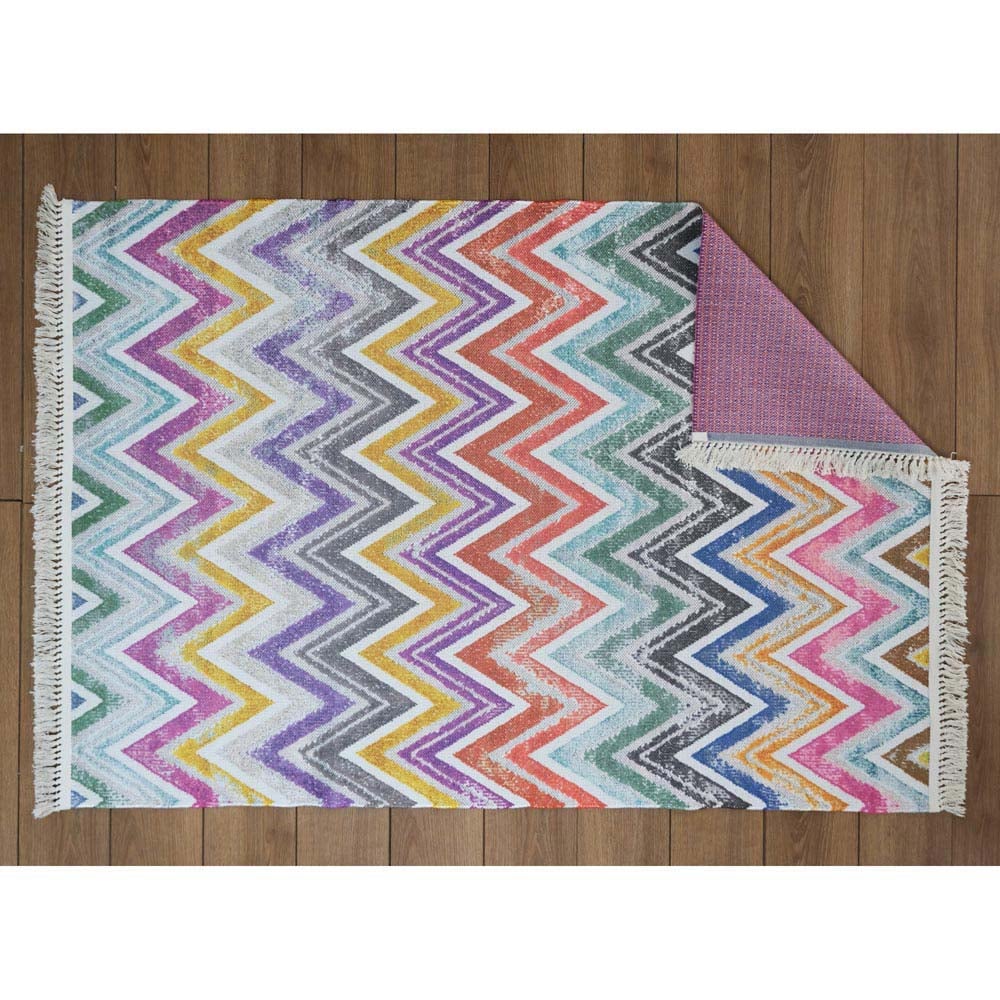 Evu Celeste Multicolour Rug 80 x 150cm Image 2
