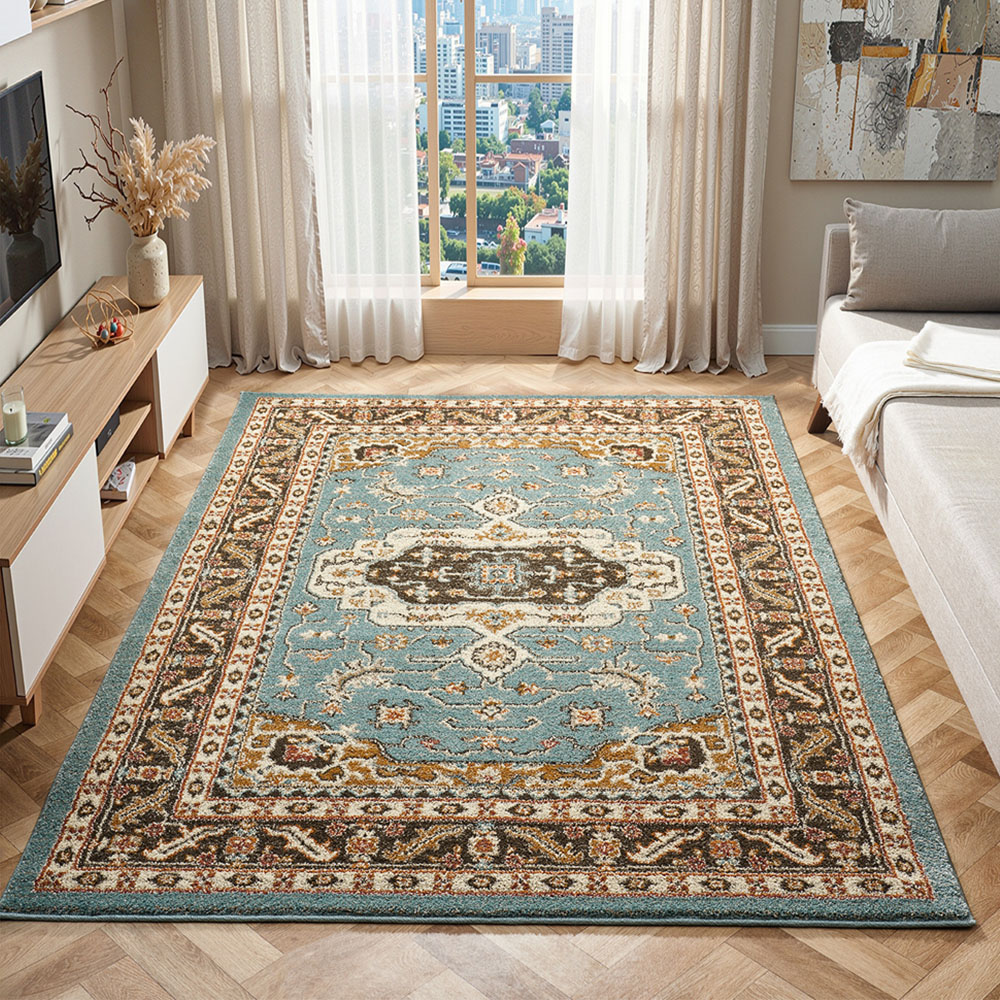 Portland HMC 5570 Blue Cashmere Rug 200 x 290cm Image 1
