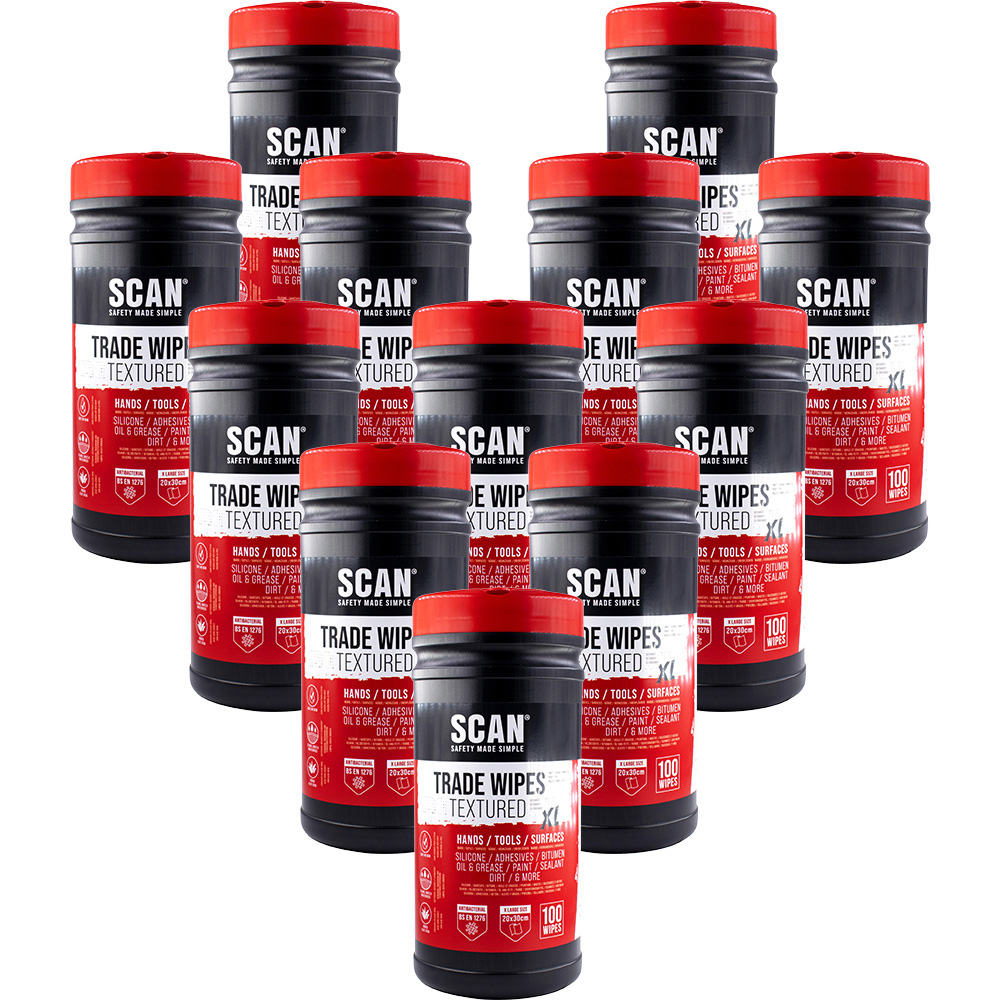 Scan Trade Wipe Tub 12 Pack Image 1