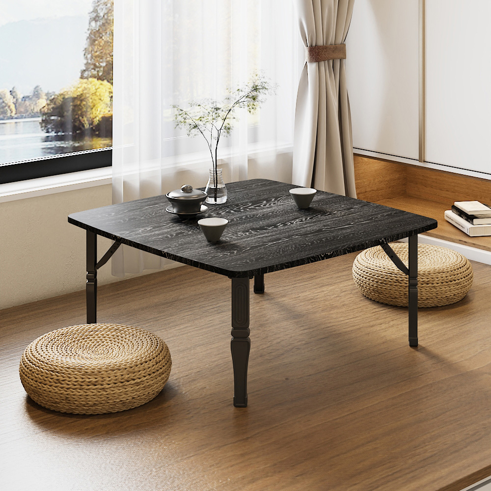 Living and Home Black Foldable Coffee Table Image 8