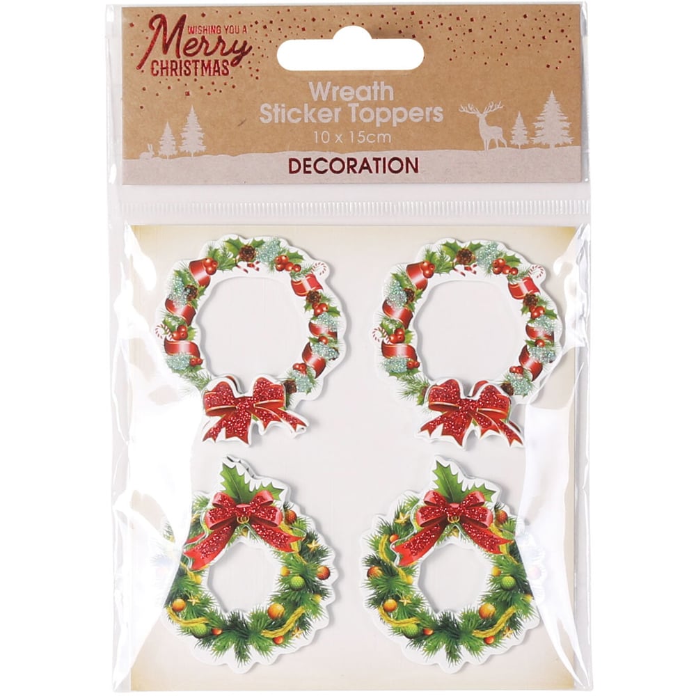 Wreath Sticker Toppers Image