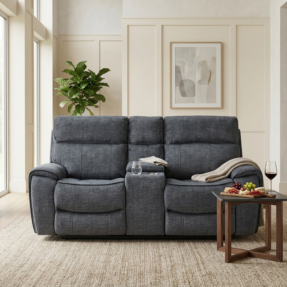 Cancun Reclining Sofa - Grey / 2 Image 3
