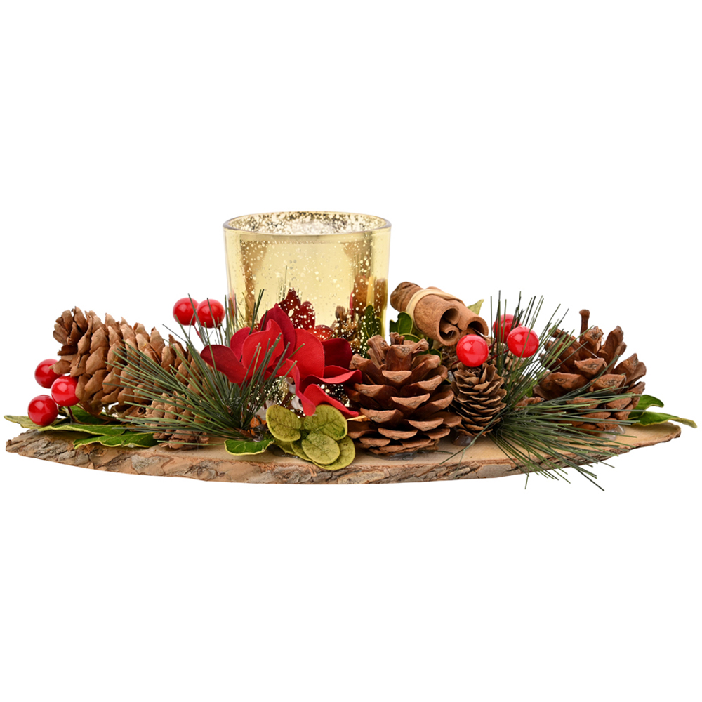 The Seasonal Gift Co. Cinnamon Long Board Candle Holder Image 3