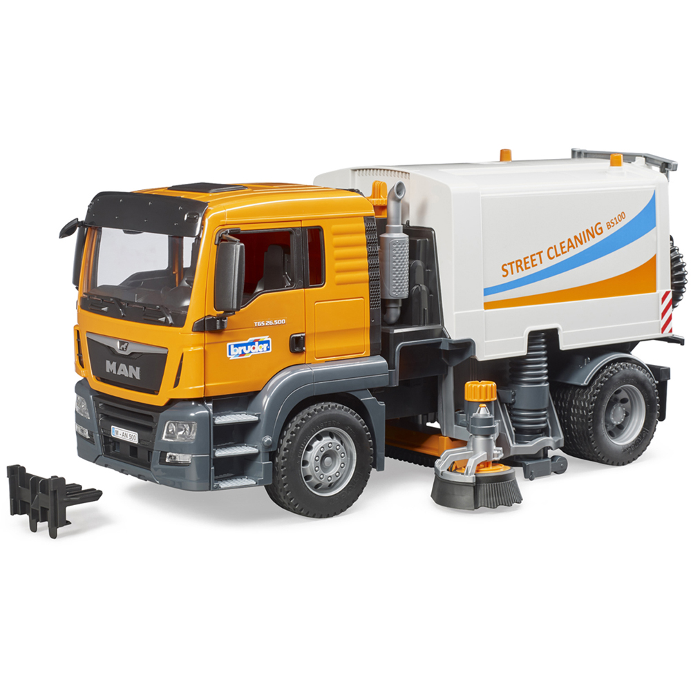 Bruder Kids MAN TGS Street Sweeper Playset Model Image 4