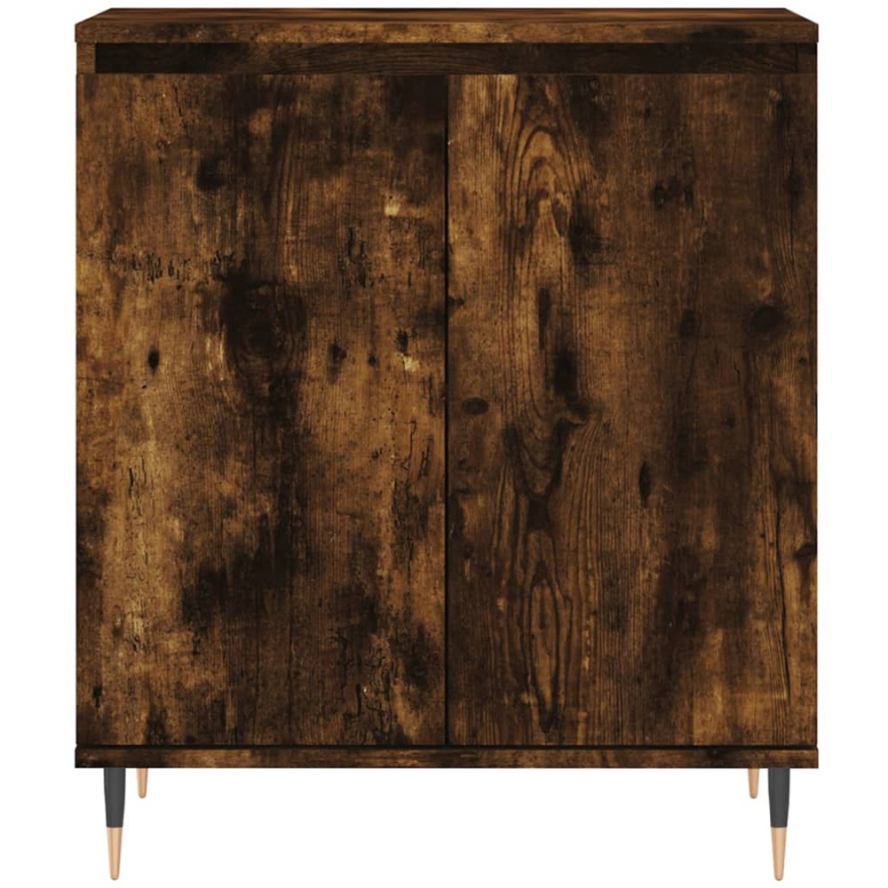 vidaXL 2 Door Smoked Oak Sideboard Image 5