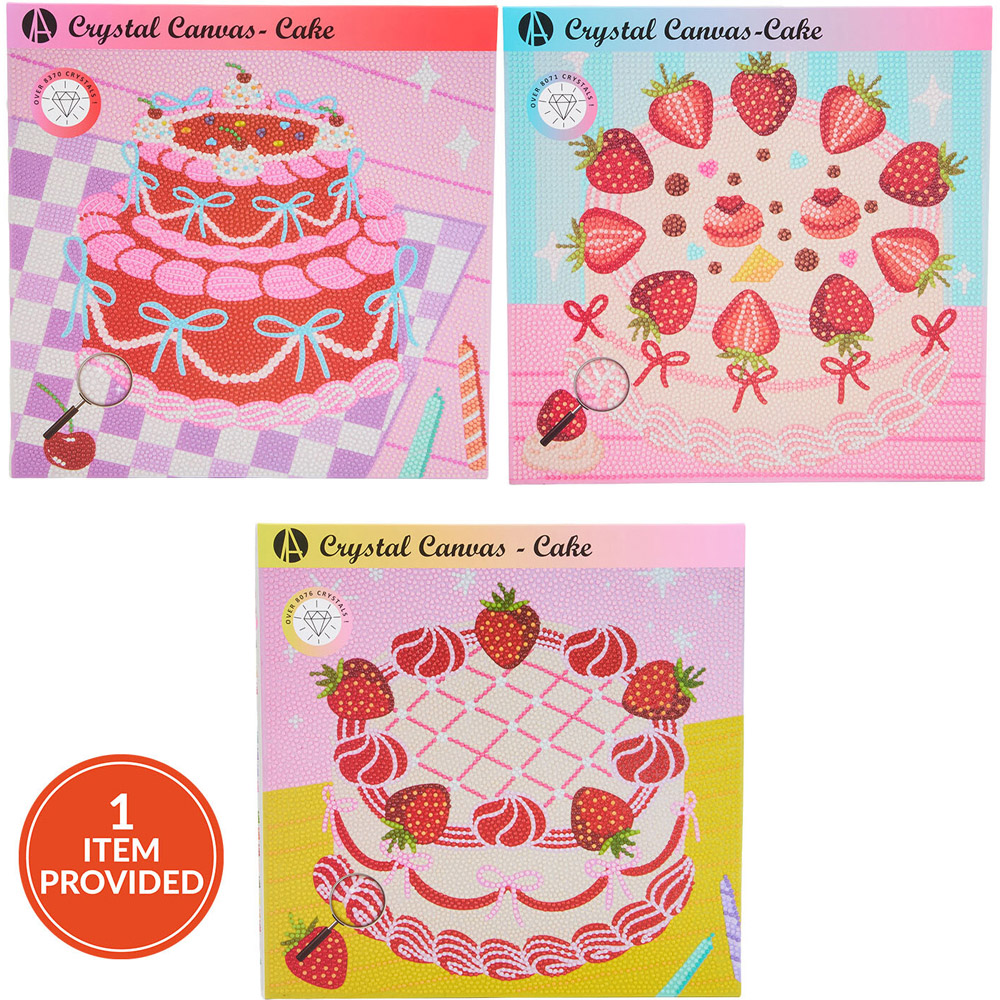 Cake Crystal Canvas Kit Image 1