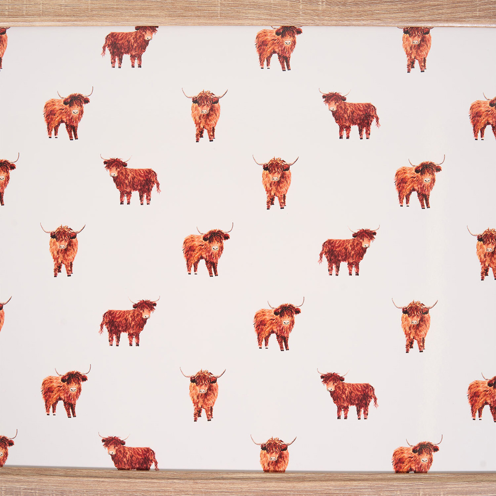 Highland Cow Design Lap Tray Image 3
