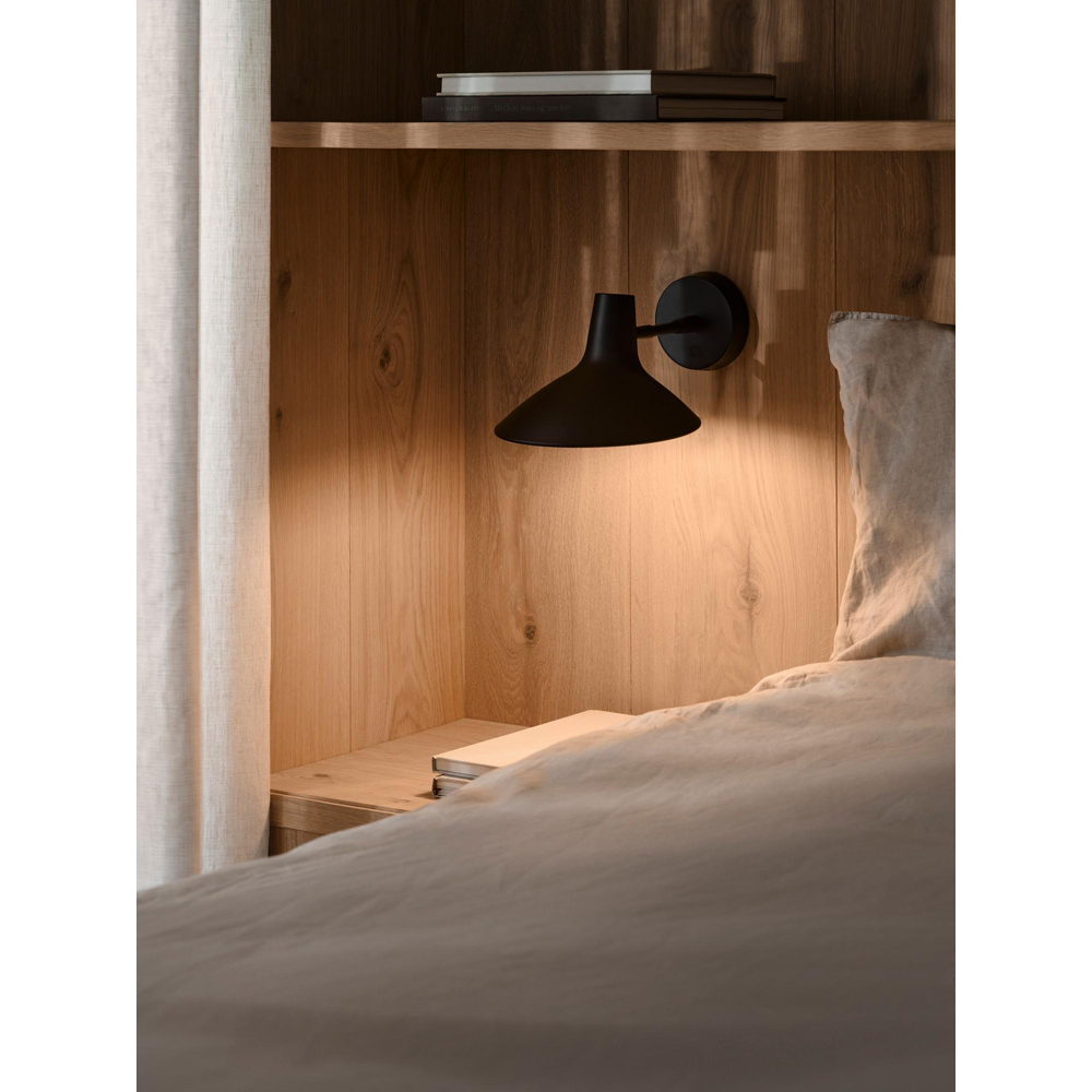 Nordlux Darci Black Short Wall Light Image 2