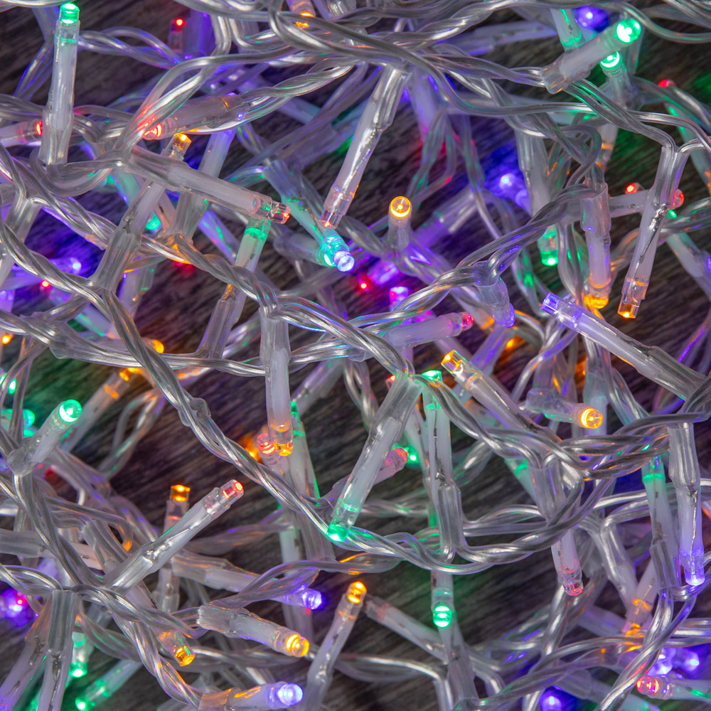 Samuel Alexander TreeBrights 1500 Multicoloured LED Clear Cable Christmas String Lights 37.5m Image 6