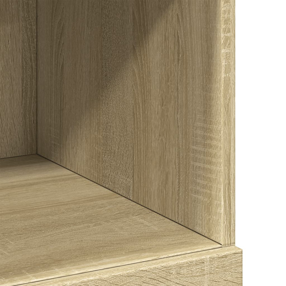 vidaXL 4 Drawer 6 Shelf Sonoma Oak Highboard Image 8