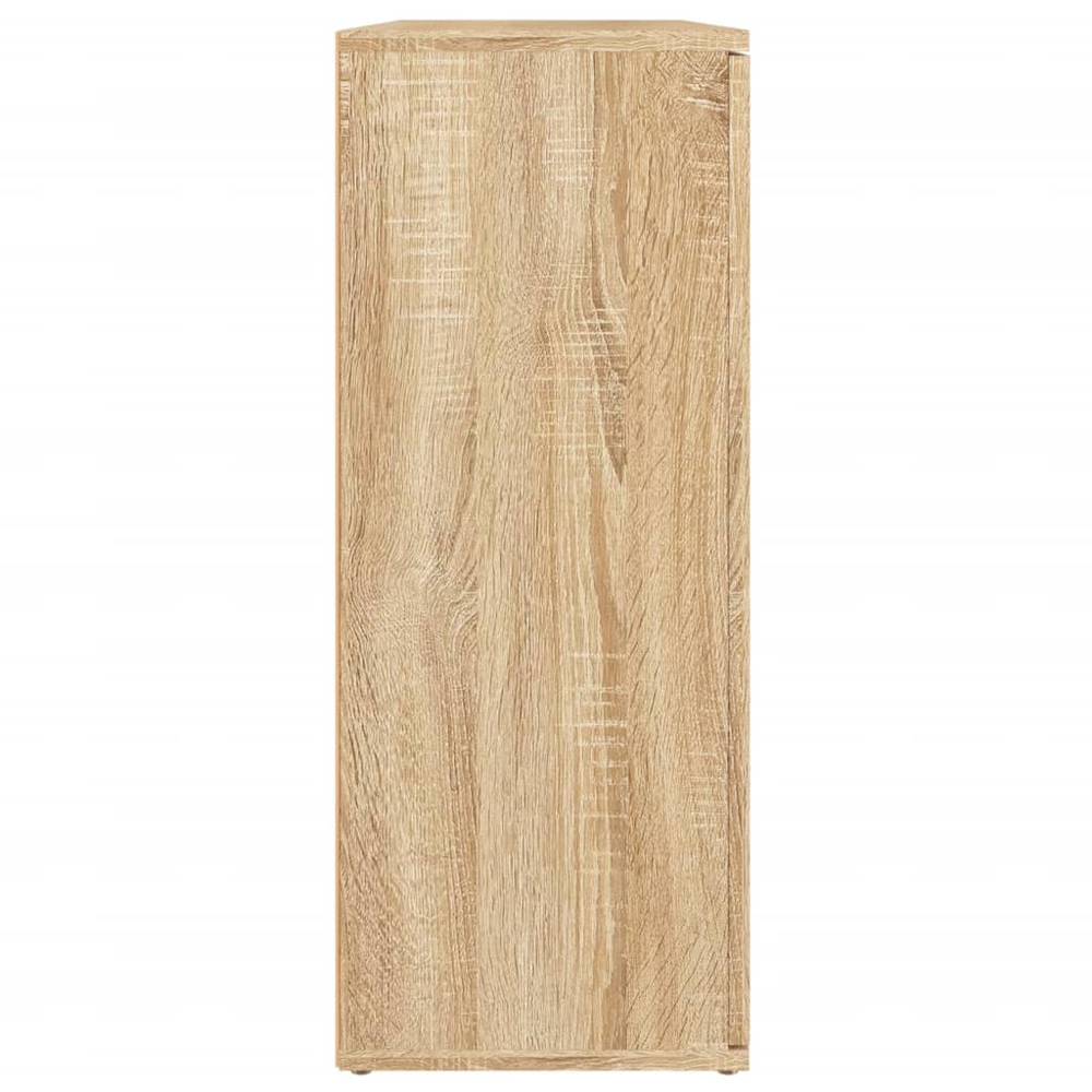 vidaXL 3 Door 2 Drawer Sonoma Oak Sideboard Image 6