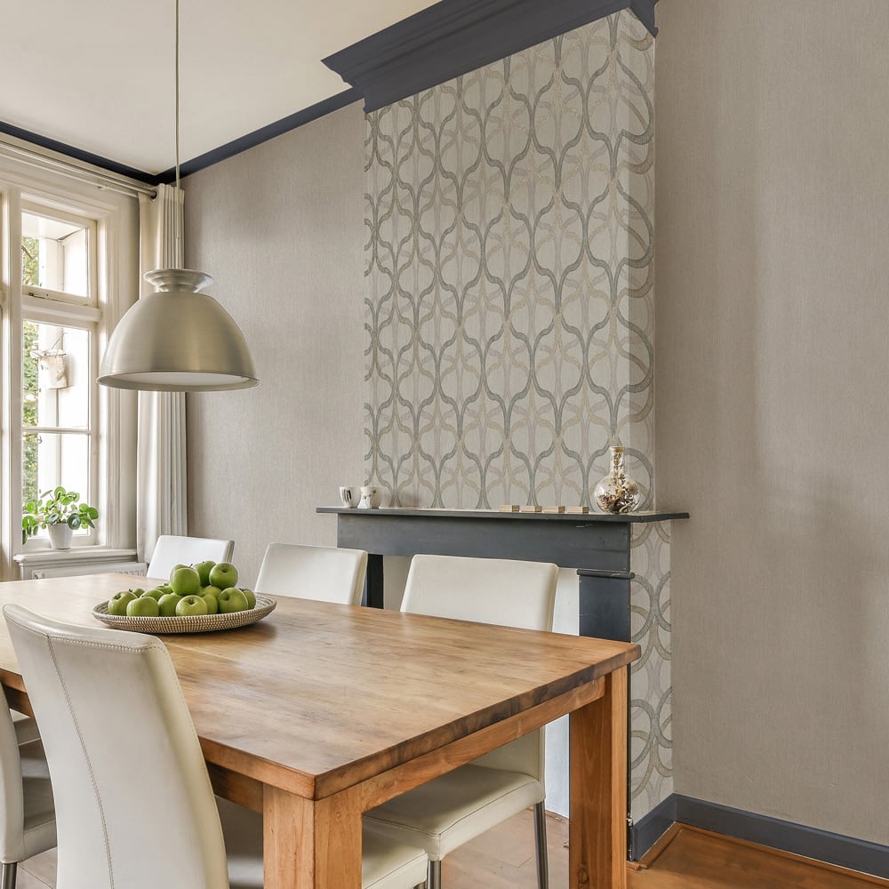 Boutique Refine Geo Neutral Wallpaper Image 3