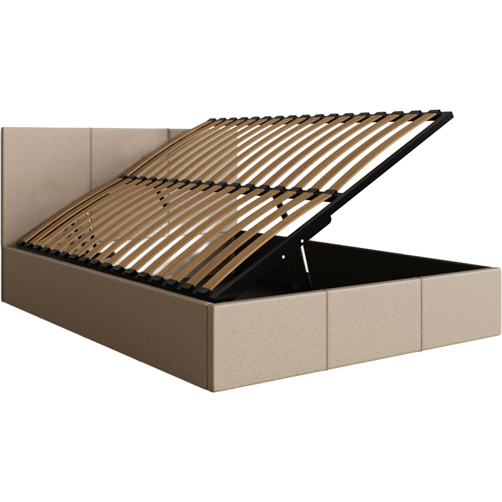 GFW Small Double Natural Side Lift Ottoman Bed Image 6