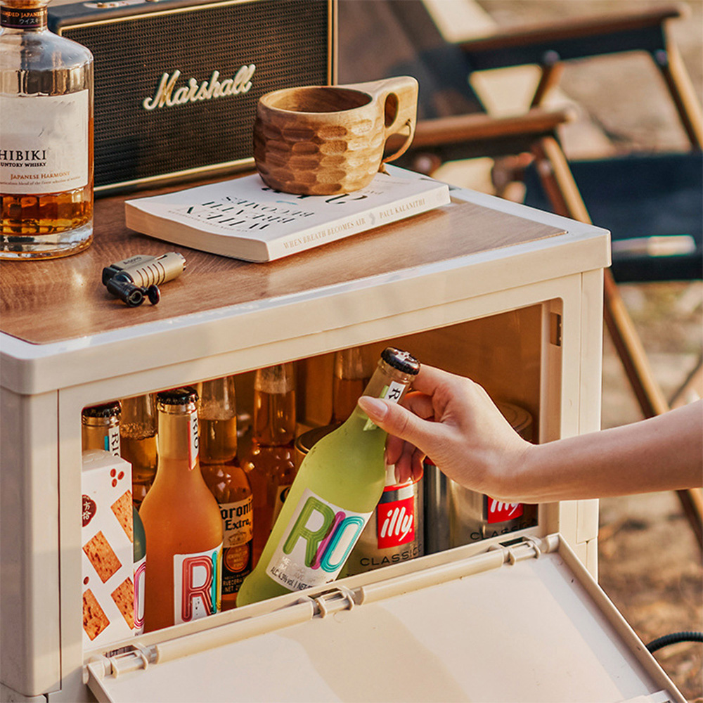 Living and Home White Foldable Camping Storage Box 50 x 36cm Image 7