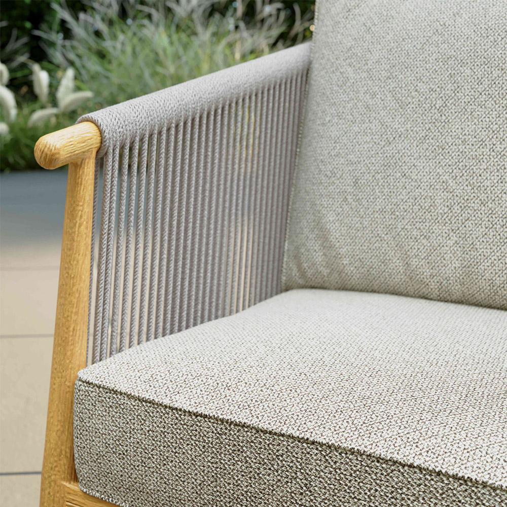 Charles Bentley Almada 4 Seater Rope Weave Garden Lounge Set Image 5