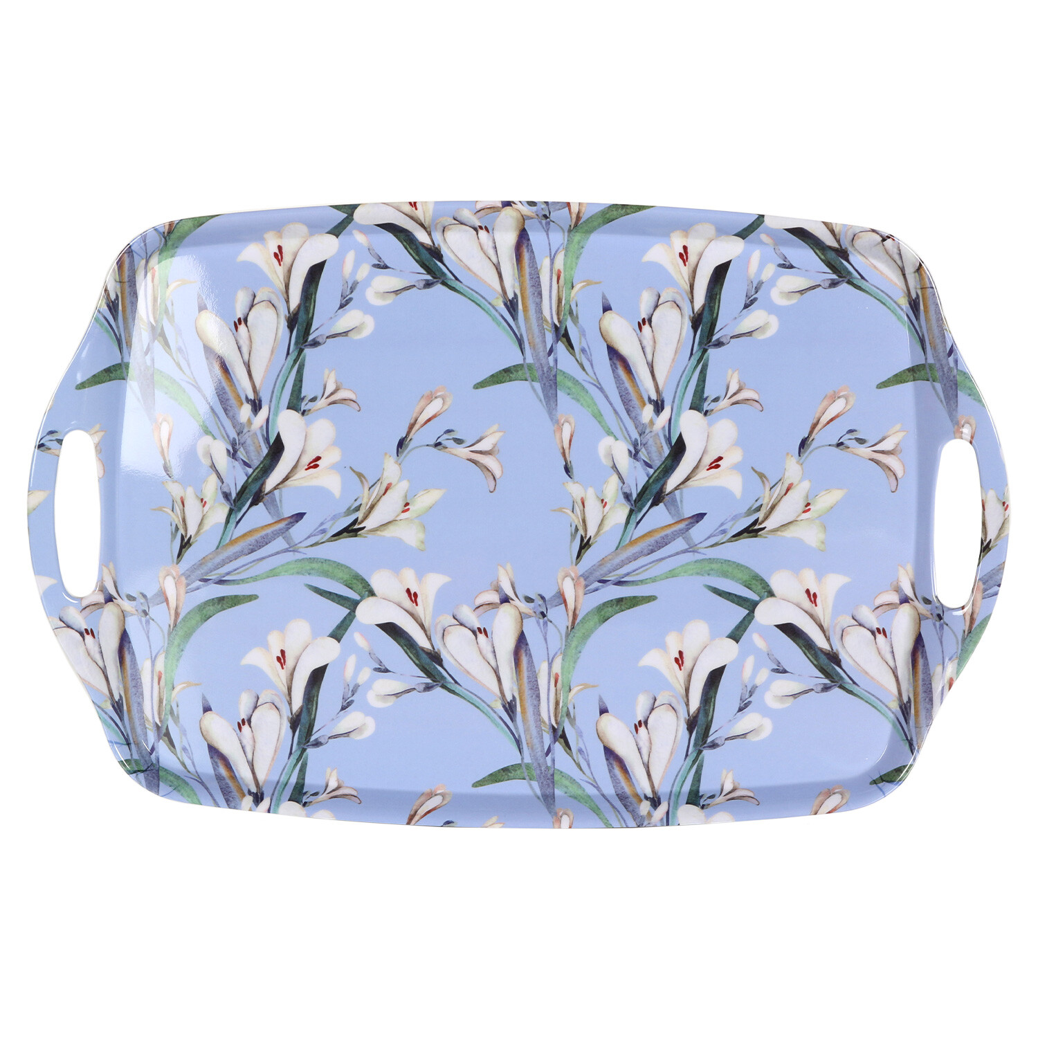 Blue Lily Tray - Blue / Large Tray Image